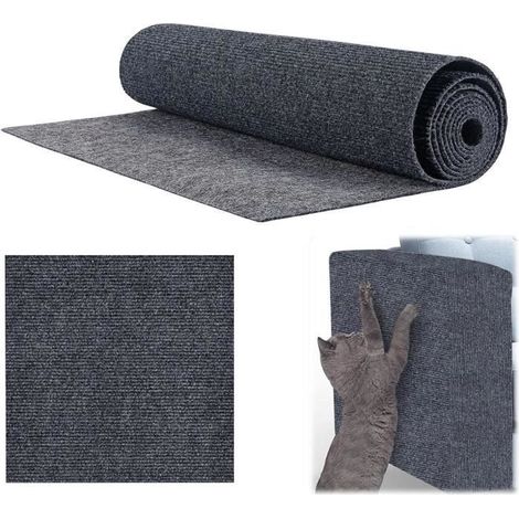200 x 40 cm Tapis Griffoir pour Chat, Grattoir Chat Canapé, Tapis à Gratter Autocollant pour Chat, Grattoir pour Chat Grimpant (1/4)