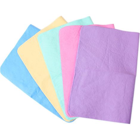 Serviette de lavage de voiture, chiffon de séchage ultra-absorbant et anti-rayures pour le nettoyage des vitres de voiture et de la maison, avec sac pour animaux de compagnie, couleur aléatoire (1/5)
