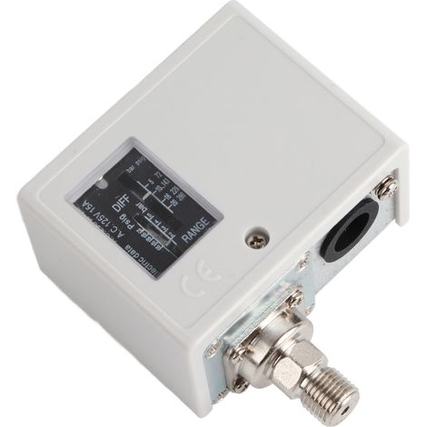 Ensemble de pressostat 20 kg, noyau en cuivre, IP40, pour sèche-linge, chaudière, refroidisseur d'eau, AC125V/AC250V, connecteur 1/2 pouce (1/5)