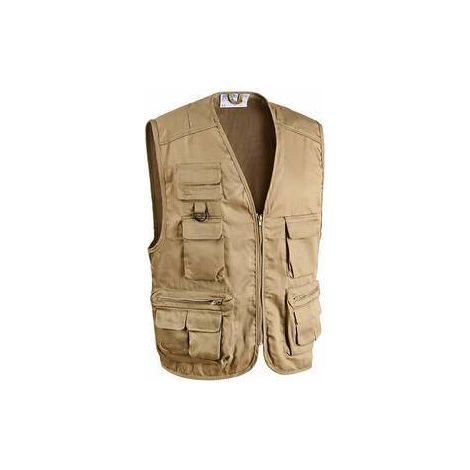 GILET STAR BEIGE TG. L