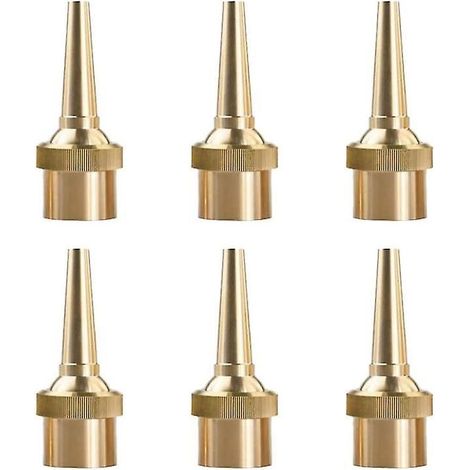 6 Pcs Fountain Nozzle Head G1/2 Dn15 Adjustable Direction Jet Water Spray Sprinkler Head For Garden (1/4)
