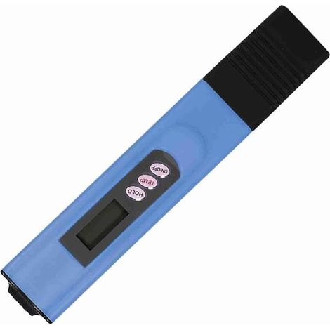 Prüfgerät Wasserqualitätsmessgerät HH und DH Wasserhärtemesser Auflösung 1 ppm Messgenauigkeit 0-9990 ppm Mit LCD-Bildschirm Geeignet für und blau (1/5)