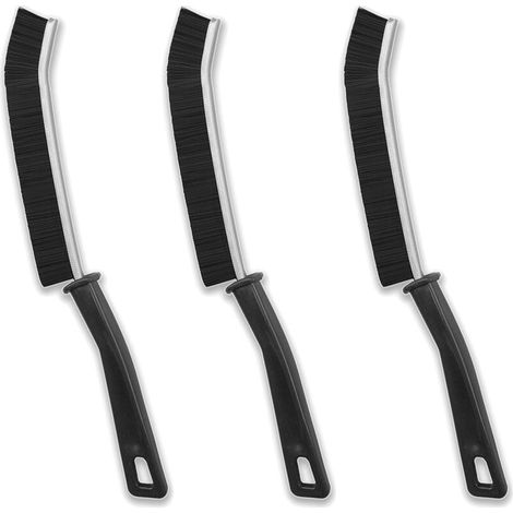 NORCKS 3 Pcs Brosse de Nettoyage Rainure Fenetre Bristled Crevice Cleaning Brush pour Porte Fenêtre Rail de Cuisine Brosse Joint Carrelage (1/5)