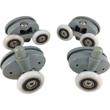 Ricambio 4 ruote cuscinetti rotelle completi Value 50-007