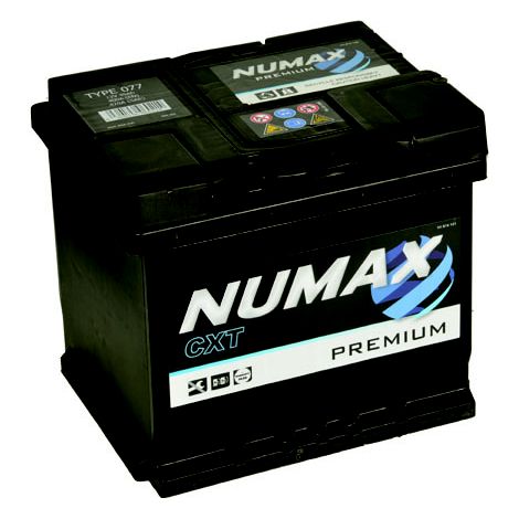 Numax – Batterie de démarrage 12V 45Ah – CCA 400A – Technologie classique CA/CA – Polarité plus à gauche – Dimensions 207x175x175mm