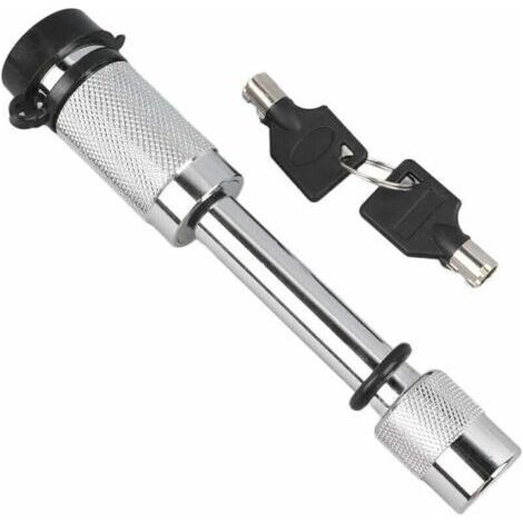 Serrure de Récepteur de Goupille d'attelage, Utilisation Pratique, Installation Simple, Serrure à Bille, Noyau de Remorque, Serrure de Goupille d'attelage, Antirouille avec (1/4)