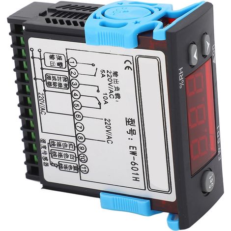 Feuchtigkeitsregler mit digitaler Einzelanzeige, intelligentem Steuerschalter und Alarmfunktion, AC220V (1/5)