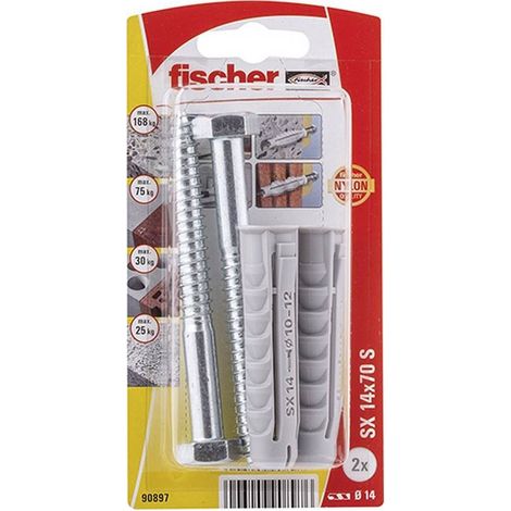 Blister de tacos SX - FISCHER Medidas: 14 mm (1/3)