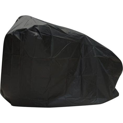 Housse de vélo, protection pluie et UV, noire- (1/5)