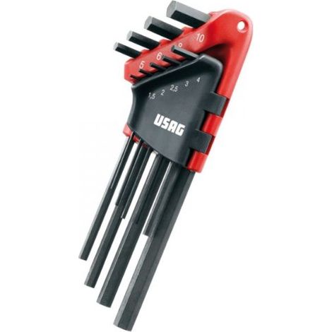 SERIE 9 CHIAVI MASCHIO ESAGONALE LUNGHE 280L/S9