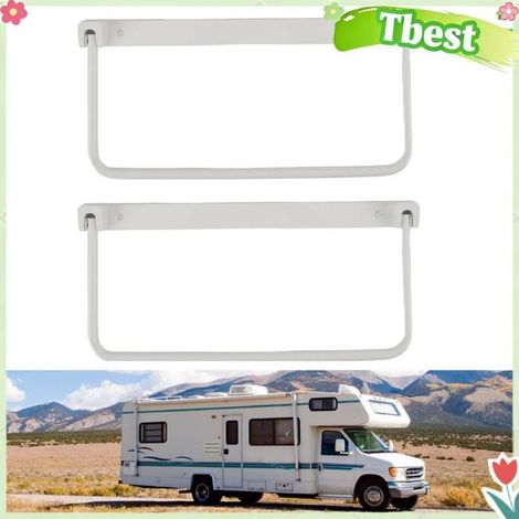 HURRISE Support à chaussures pliable pour camping-car Support À Chaussures Mural Pour Camping-Car Montage moto outillage Blanche (1/5)