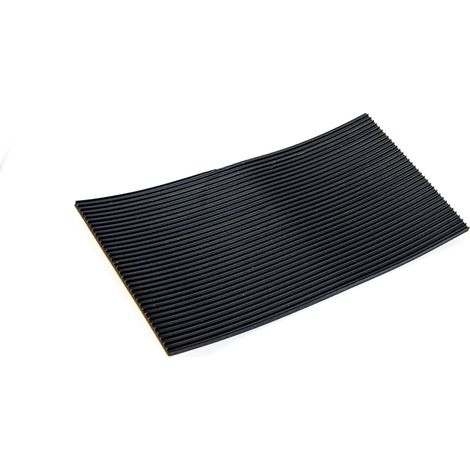 Antiscivolo antivibrazione in gomma 100x200 mm. spessore 2,5 mm. nero
