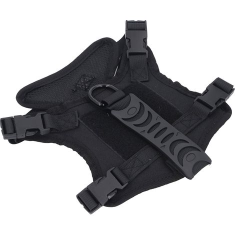 Harnais-gilet pour chat en polyester ajustable, anti-fugue, pour petits chiens, idéal pour les promenades. (1/5)