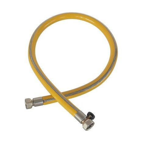 TUBO GAS FLESSIBILE FF  INOX/PVC 1/2FF CM 100