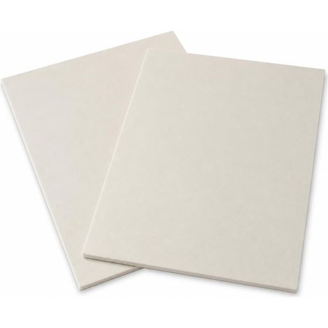 Lot de 2 joints en fibre de céramique - 210 x 297 mm - Matériau d'étanchéité pour conduits de conduit, poêle, cheminée, verre d'isolation ignifuge, résistance à la chaleur jusqu'à environ 1260 °C (1/5)