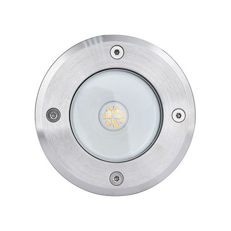 Spot encastré sol CYDOPS Lutec chrome 7W IP67 4000K (1/2)