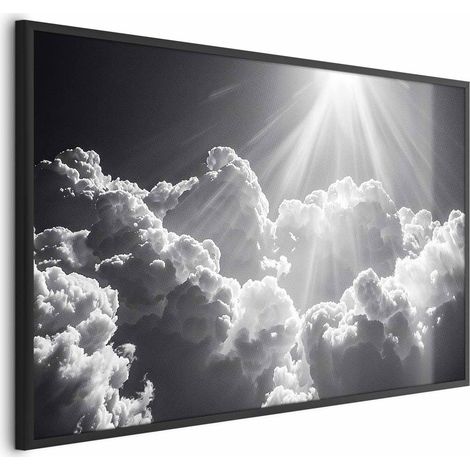 Poster – Hoffnung in den Wolken: Inspirierende Sonnenstrahlen – Emotionen wecken (1/4)