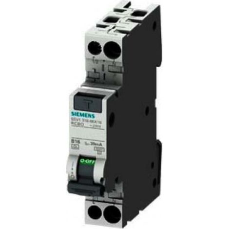 Siemens interruttore magnetotermico mtd 1p+n 1m 6ka tipo ac 30ma c10 5sv13161kk10