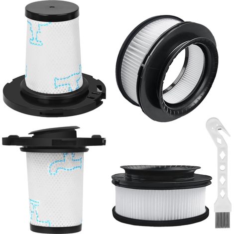 Pack de 5 filtros para aspiradora escoba inalámbrica Rowenta X-Force Flex 11.60, 12.60, 14.60 y 15.60 RH9878 y RH9958, 2 prefiltros, 2 filtros de motor y 1 cepillo de limpieza, recambio ZR009007 y ZR0 (1/5)