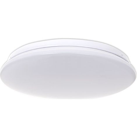 INTERLUSA Plafón DRIFT 18W LED 1440lm 6400K A.6xD.32,5cm Blanco (1/3)