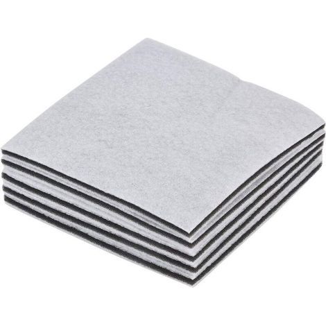 Filtre accessoire de nettoyage en mousse compatible universel , filtre moteur de nettoyage , 5 pièces de filtre accessoire de nettoyage , taille 150150mm , adapté à l'aspirateur de sol (1/4)