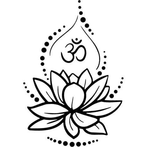Stickers Muraux Lotus Autocollants Muraux Amovibles Vinyle Décoration Murale Imperméable Pour Yoga Chambre Salon (1/5)