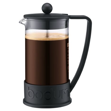 BODUM Brazil French Press 8-Cup Coffee Maker, 1 Litre/ 34 oz, Black (1/5)