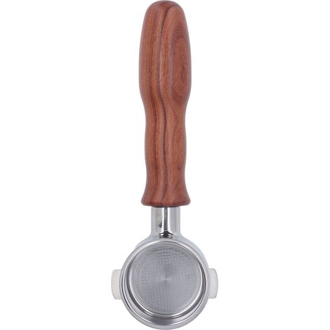 51-mm-Kaffeefilterhalter mit zwei Ohren, bodenlos, mit Ersatzgriff für die Kaffeemaschine ECO310, Modell D, Dalbergia Cochinchinensis (1/5)