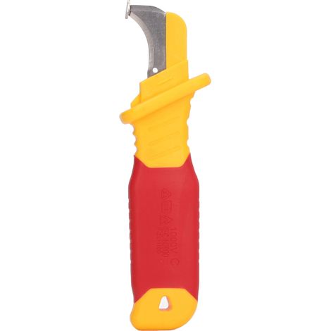 Couteau à dénuder les gaines de câbles haute tension 1000 V, résistant à l'isolation magnétique, pour électricien KN005 (1/5)