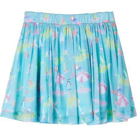 Jupe plissée pour enfants aqua clair 140 (1/5)