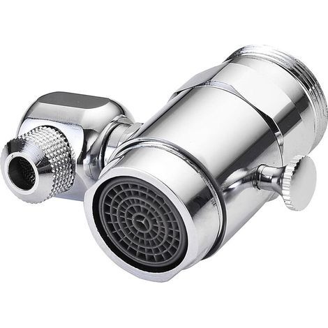 Aérateur de robinet orientable à 360 ° - Double fonction - Protection contre les projections d'eau (1/5)