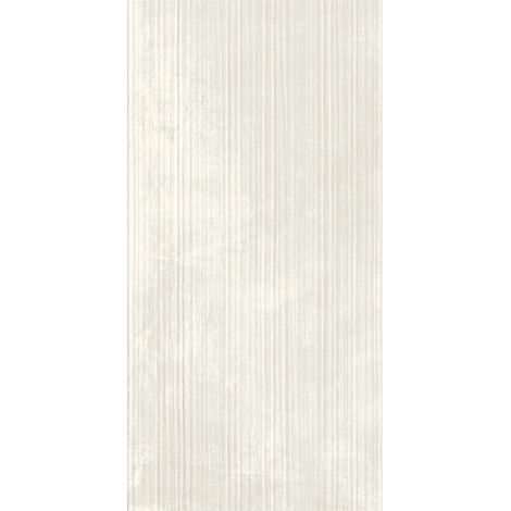 Revêtement En Grès Cérame Effet Béton Brossé Moderne Blanc Mat Rt 30X60 - ELWW1693 (Ceramishop.fr)