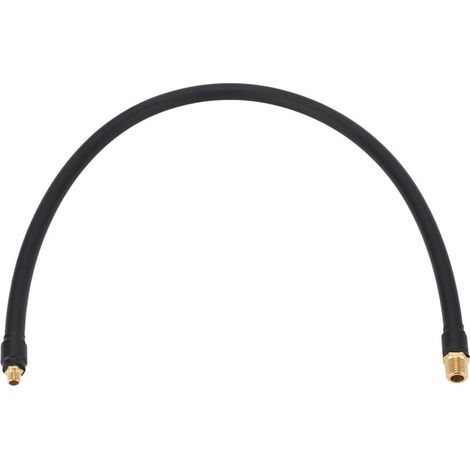 Tuyau de Compresseur d'Air, Tuyau de Gonflage de Pneu de Pompe à Air à Double Tête Résistant à l'abrasion Léger pour la Réparation Automobile (Tube de 1,97 pi) (1/5)