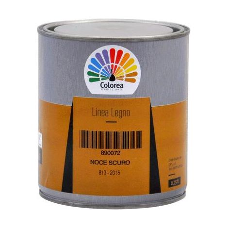 Impregnante Per Legno 'Colorea' Lt. 0,750 Noce Cf. 6 Pz