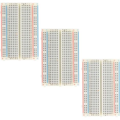 Breadboard Carte d'Experimentation 400 Points sans Soudure Solderless (1/5)