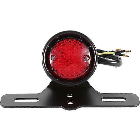 Feu stop arrière LED rétro rouge rétro pour moto Honda/Yamaha (1/4)