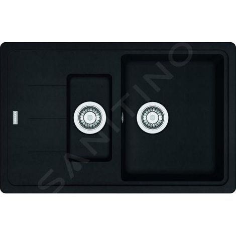 Franke Basis - Évier en fragranit BFG 651-78, 780x500 mm, noir mat 114.0661.514 (1/5)