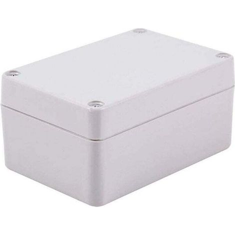 Boîte de jonction électrique étanche 98x66x48mm - ABS pour câblage projet - Protection anti-humidité - Intérieur/extérieur - Électriciens et bricoleurs (1/4)