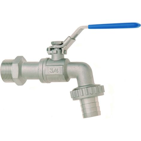 Karasto Kugelauslaufventil 1/2 - 13mm Cr-Stahl mit blauem Griff GEKA (1/5)