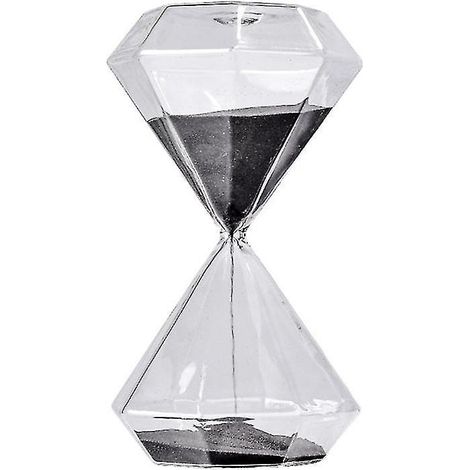 1 sablier décoratif en verre