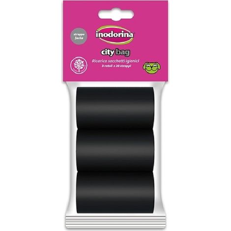 INODORINA CITY BAG NEGRO 3 X 20 BOLSAS