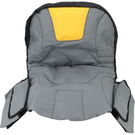 Housse de siège pour tondeuse à gazon autoportée, résistante à la pluie et à la poussière, protection de tracteur réglable, gris jaune (1/5)