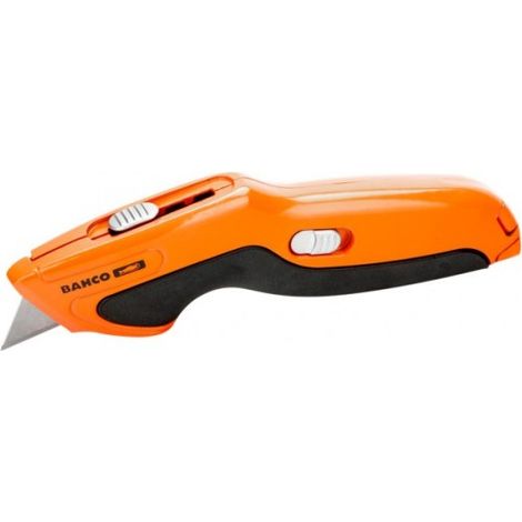 BAHCO - Cutter rétractable avec revêtement plastique TPE 160 mm