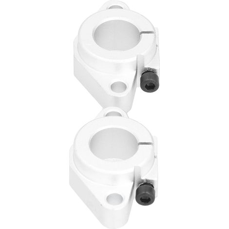 2 Pièces Support de Rail Linéaire à Guidage Lisse, Traitement Thermique pour Faible Friction et Performance Optimale (1/5)