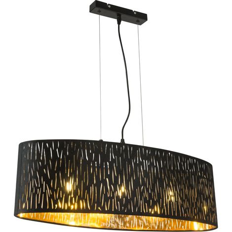 Suspension ovale en velours ajouré TUXON (1/6)