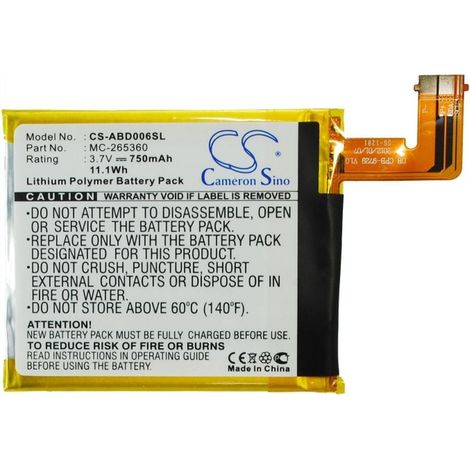 Batteria per Amazon D01100 ecc