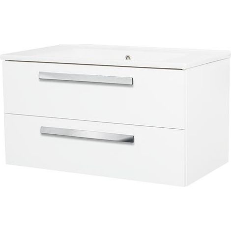 WTU+WT céramique EDIA blanc mat 2 tiroirs 853x466x455mm (1/5)