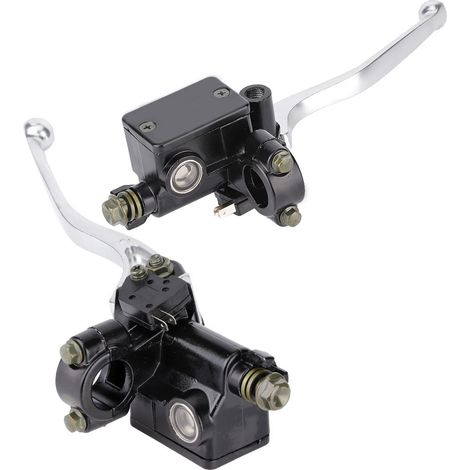 7/8"-Vorderradbrems- und Kupplungshebel für Honda CB CBR250 MC19 VT250 MC20 Motorräder, Hauptbremszylinder, Komplettset (1/5)