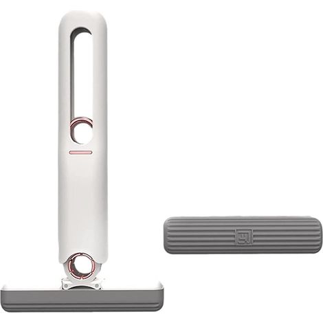 Mini balai à franges portable, balai de nettoyage pour la maison, la cuisine et la voiture, balai éponge pour le nettoyage des vitres et des bureaux, h (1/5)