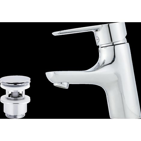 Mora CERA B5 Mitigeur monocommande pour lavabo avec vidage en chrome (1/3)